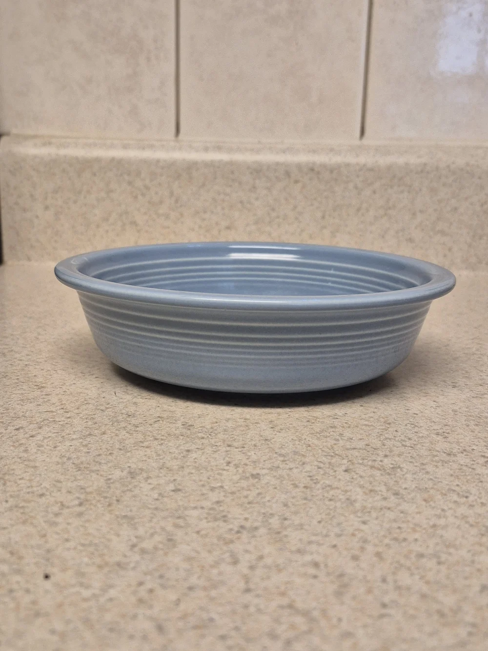 Vintage Homer Laughlin Fiesta ware HLC Light Blue Soup Cereal Bowl 7